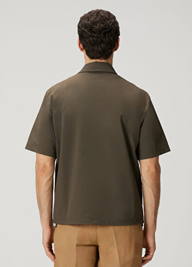 Moncler Brown Short Sleeve Shirt - 4