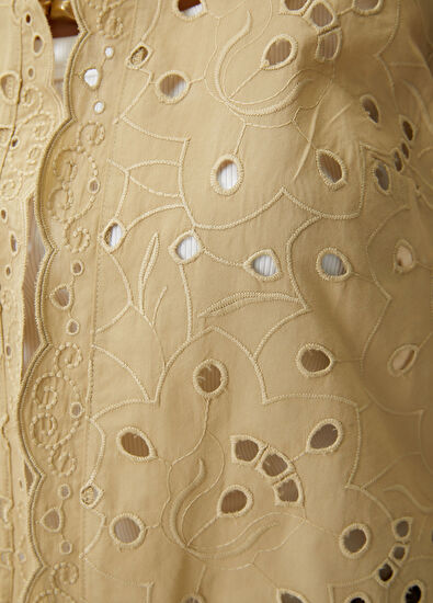 Beymen Club Beige Embroidered Shirt - 7