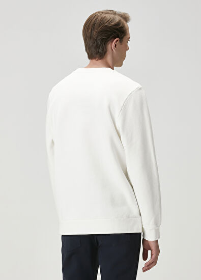 Beymen Club White Goose Printed Sweatshirt - 6