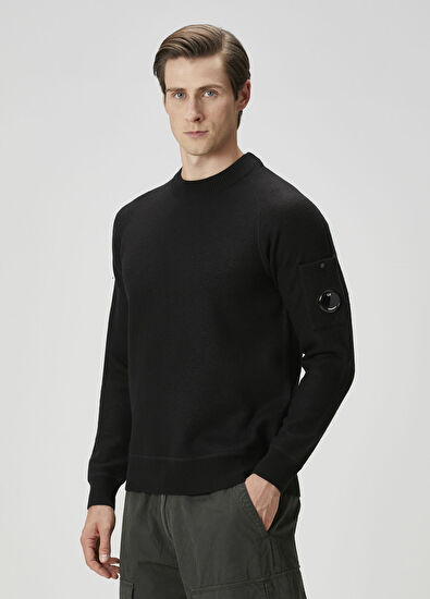 C.P. Company Black Wool Sweater - 3