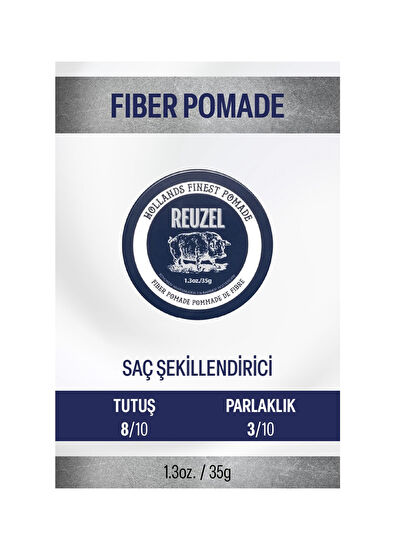 Reuzel Daily Shampoo 100 ml + Daily Conditioner 100 ml + Fiber Pomade 35 gr Hair Care Set for Men - 4
