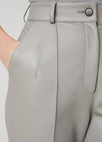 Beymen Club Gri Deri Pantolon - 5