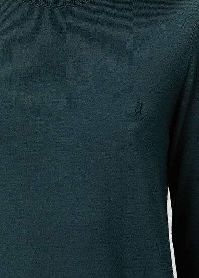 Beymen Club Teal Blue Basic Sweater - 5