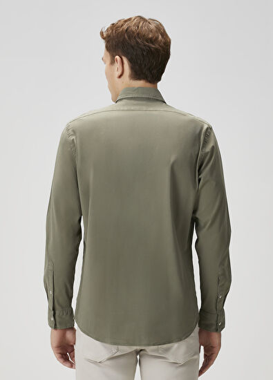 Beymen Club Relaxed Fit Light Khaki Shirt - 5