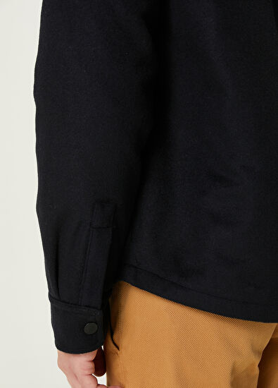 Beymen Club Navy Blue Wool Overshirt - 5