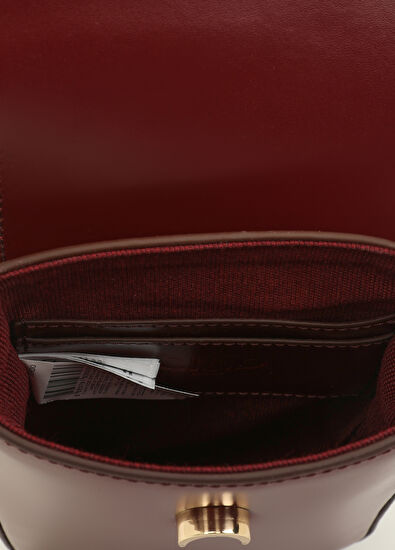 Beymen Club Mini Bordo Kadın Deri Çanta - 5