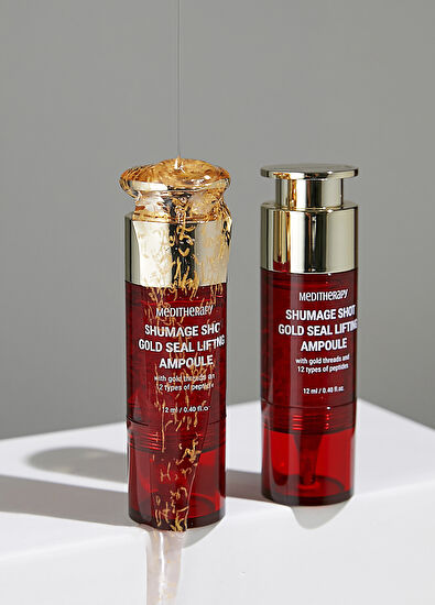 Meditheraphy Shumage Shot Gold Seal Lifting Ampoule Yaşlanma Karşıtı Cilt Serumu 12 ml - 3