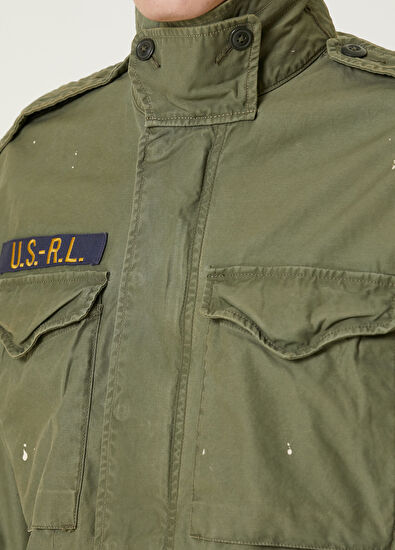 Polo Ralph Lauren Haki Logo Detaylı Kaban - 5