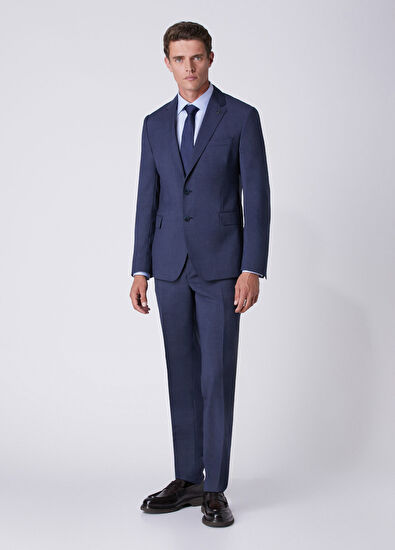 Beymen Club Blue Wool Suit - 5