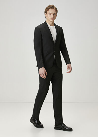 Beymen Club Drop 6 Black Wool Blend Suit - 5