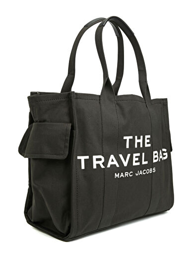 Siyah Kanvas Seyahat Çantası - Görsel 4