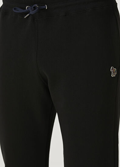 Siyah Organik Pamuk Jogger Eşofman Altı - Görsel 5