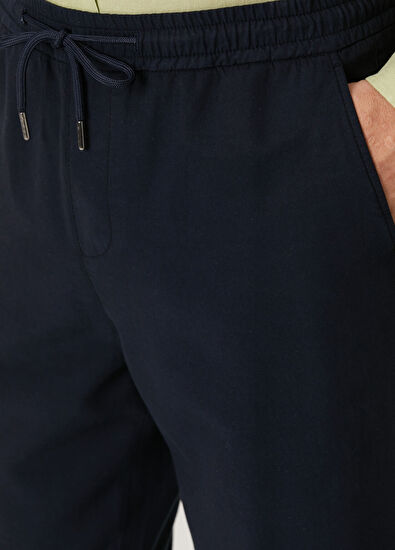 Beymen Club Lacivert Beli Kordonlu Lyocell Spor Pantolon - 4
