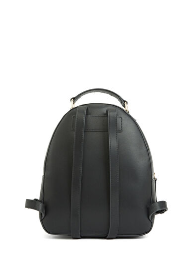 Tommy Hilfiger Siyah Çizgi Kapitoneli Kadın Sırt Çantası - 4