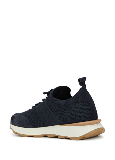 Beymen Club Navy Blue Retro Sole Men's Knitwear Sneakers - 3