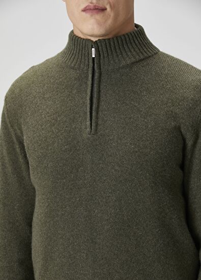 Maurizio Baldassari Dark Green Wool Knitwear - 5