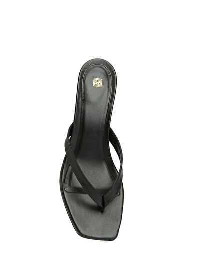 Toteme Black Women's Leather Slippers - 4