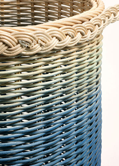 Zsa Zsa Zsu Java Mavi Rattan Sepet 25 cm - 4