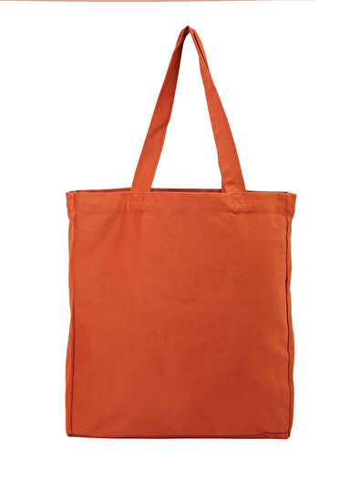 Beymen Club Kiremit Logolu Kadın Bez Çanta - 4