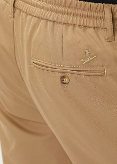 Beymen Club Bej Beli Kordonlu Twill Pantolon - 5