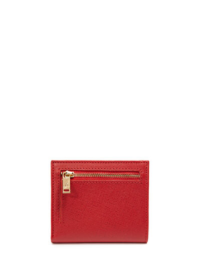 Beymen Club Kırmızı Kadın Deri Cüzdan - 3