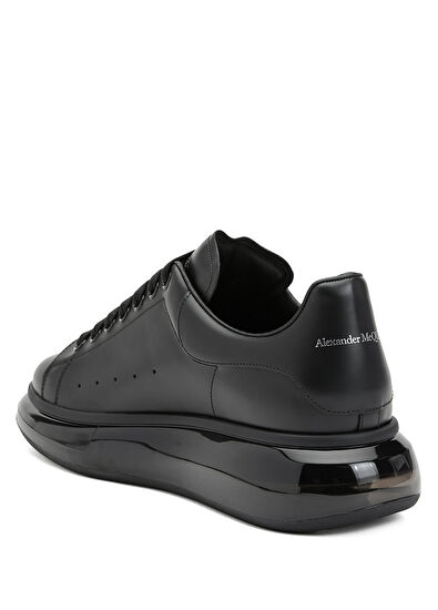 Alexander McQueen Oversize Black Mens Leather Sneakers - 3