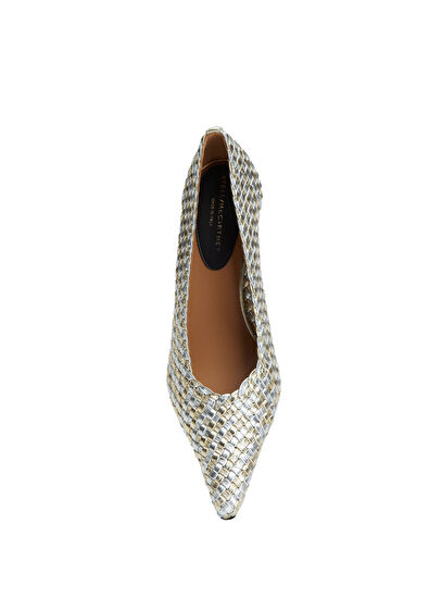 Stella McCartney Elsa Gold High Heels - 4