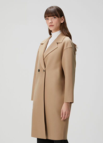 Harris Wharf London Ten Double-Breasted Wool Coat - 3