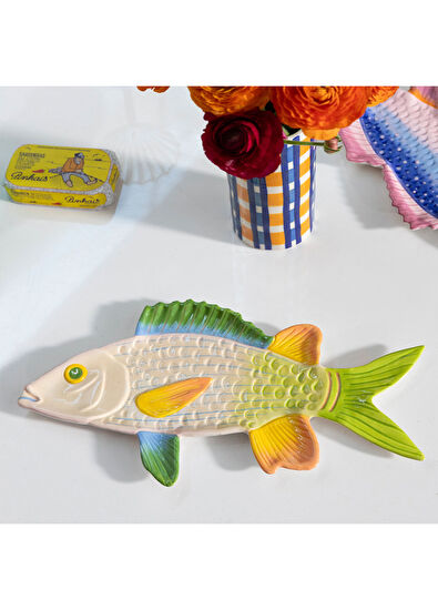 KLEVERING Dolomit Tetik Balığı Tabağı 34.5 x 18.5 cm - 4