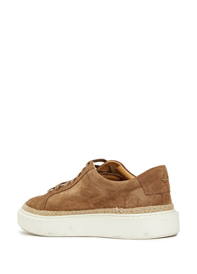 Beymen Club Tan Jute Detail Men's Suede Sneakers - 3