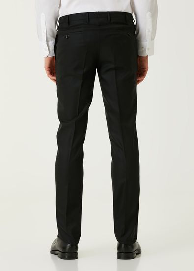 Rota Black Wool Pants - 3