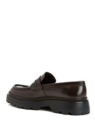 Academia Kahverengi Erkek Deri Loafer - 3