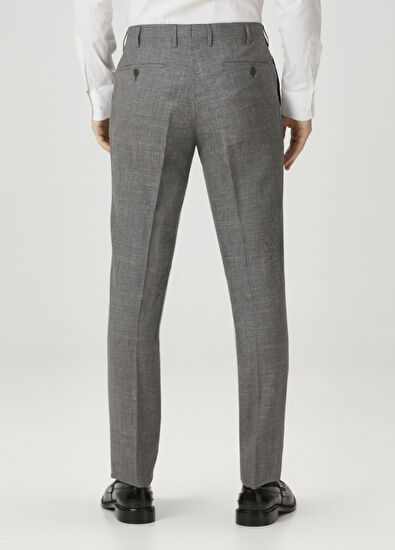 Rota Koyu Gri Yün Pantolon - 3