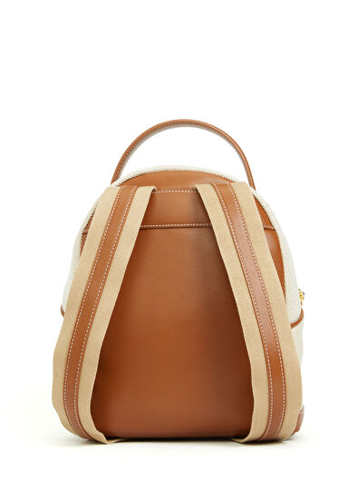 Naturel Logolu Kadın Sırt Çantası - Görsel 5