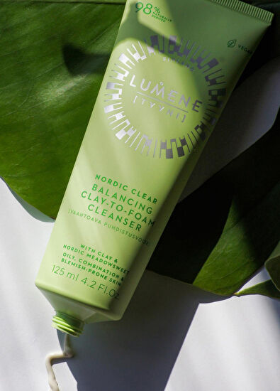 Lumene Balancing Clay To Foam Cleanser Sebum Dengeleyici Kil İçerikli Köpük Temizleyici 125 ml - 3