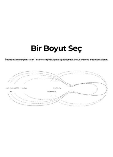 Mason Pearson Popular Bristle Nylon BN1 Dark Geniş Saç Fırçası - 7