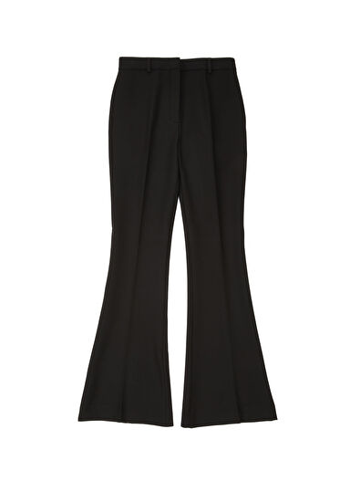 Siyah Flare Abiye Pantolon - Görsel 8