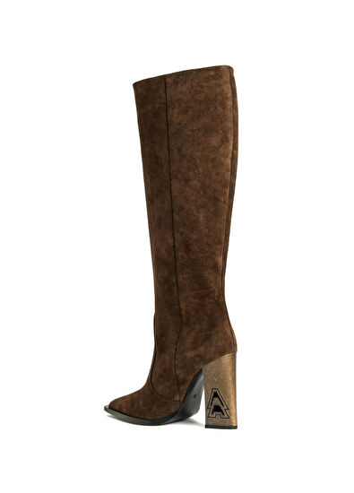 Tarçın Kadın Deri Çizme - Görsel 4