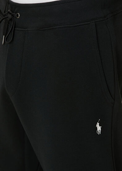 Siyah Beli Kordonlu Jogger Eşofman Altı - Görsel 6