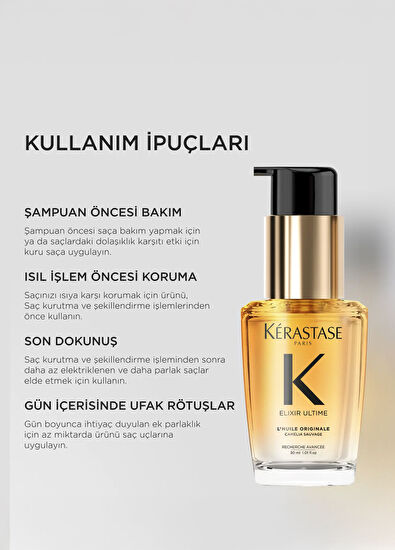 Kerastase Elixir Genesis Dökülme Karşıtı ve Güçlendirici Şampuan 250 ml + Saç Yağı 30 ml 2'li Set - 3