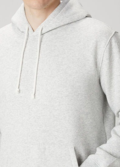 Skims Classic Light Grey Hoodie - 5