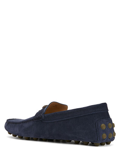 Lacivert Erkek Süet Driver - Görsel 4