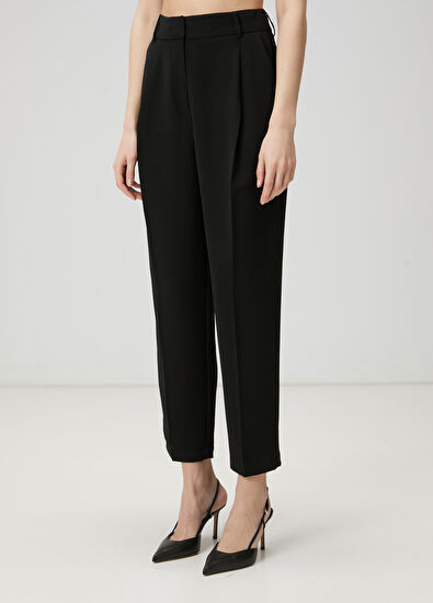 Beymen Club Black Crepe Carrot Pants - 3