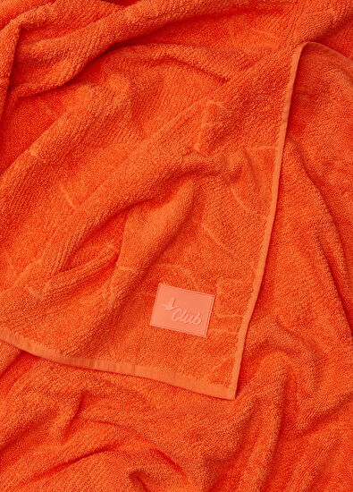 Beymen Club Turuncu Logo Jakarlı Plaj Havlusu - 4