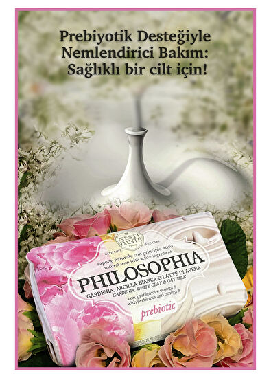 Nesti Dante Philosophia Prebiotic Besleyici ve Nemlendirici Beyaz Kil &  Yulaf Sütü & Omega 3 Katı Sabun 250 gr - 5