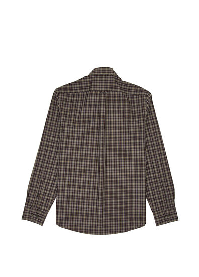 Beymen Club Comfort Fit Khaki Plaid Shirt - 6