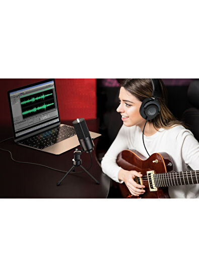 Fifine K669B USB Black Microphone - 6