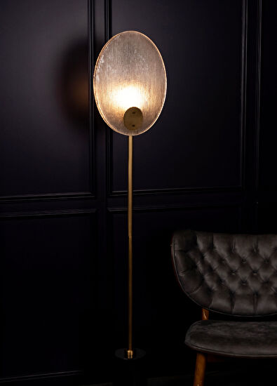 Heka Ghana Two White Frosted Glass Tumbled Floor Lamp - 3