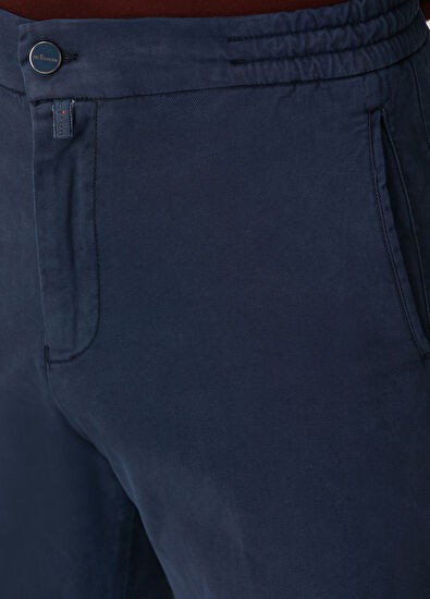 Kiton Navy Blue Pants - 4