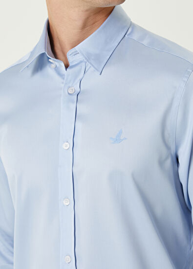 Beymen Club Mavi Comfort Fit Gömlek - 4